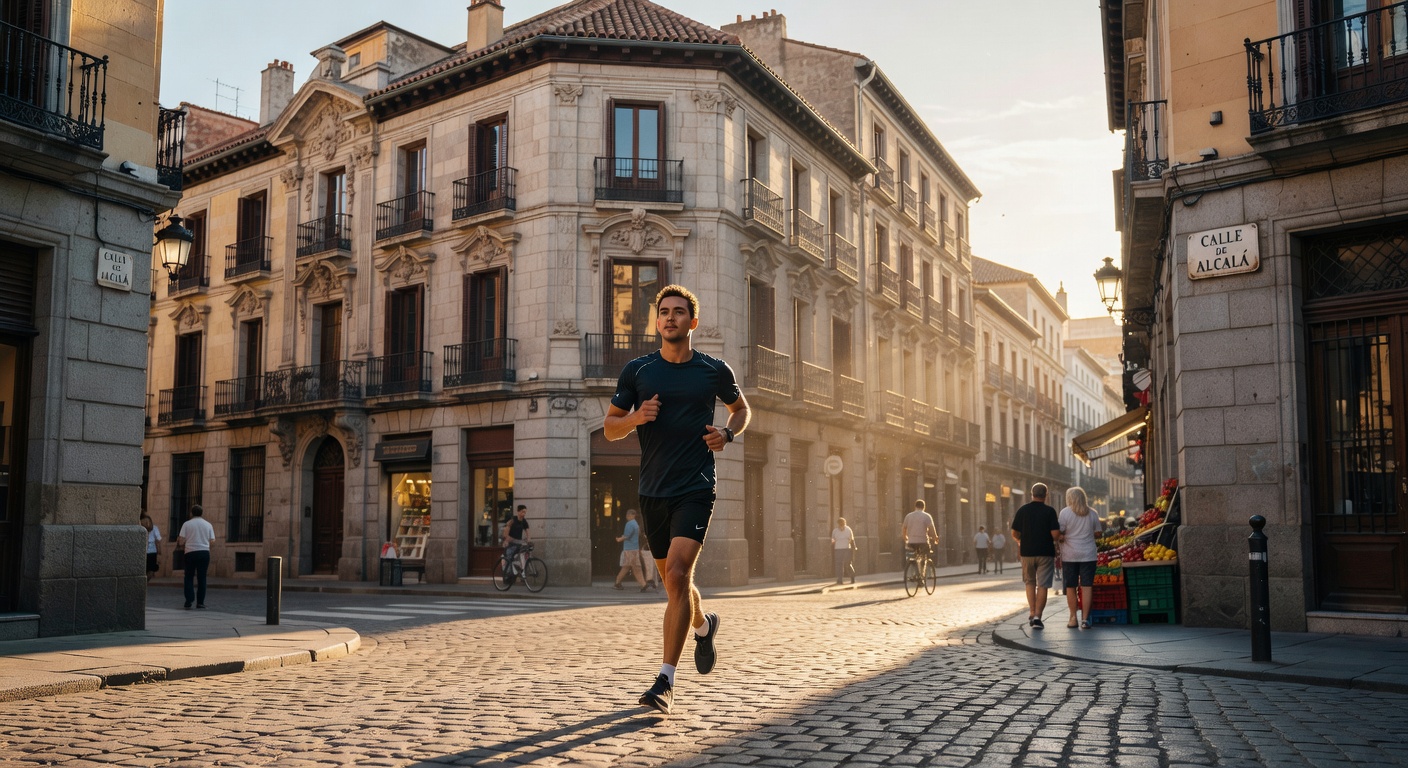 Runner en Madrid